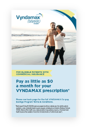 VYNDAMAX (tafamidis) copay savings program brochure thumbnail